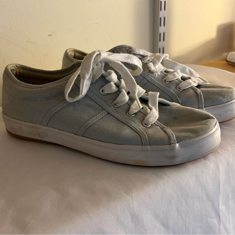 Talbots Camila Sneakers Athletic Tennis Shoes Womens 8M Light Blue - Picture 1 of 6